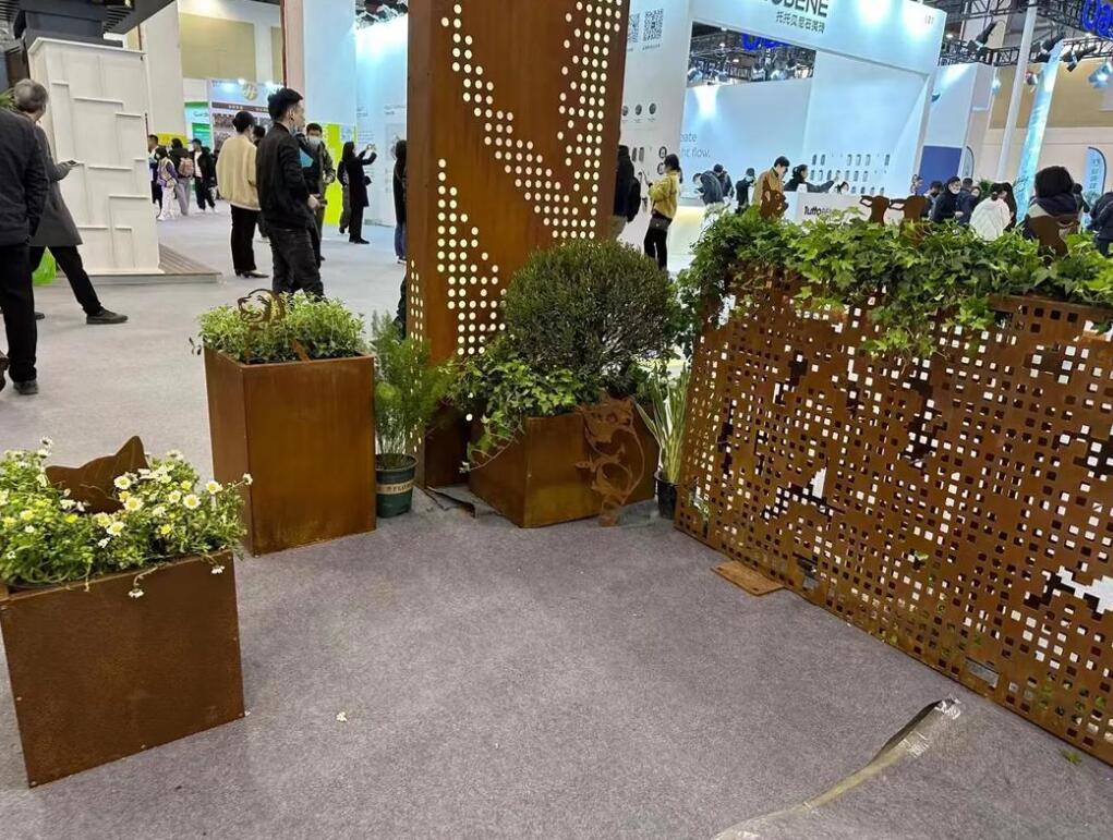 沿滩耐候钢花箱